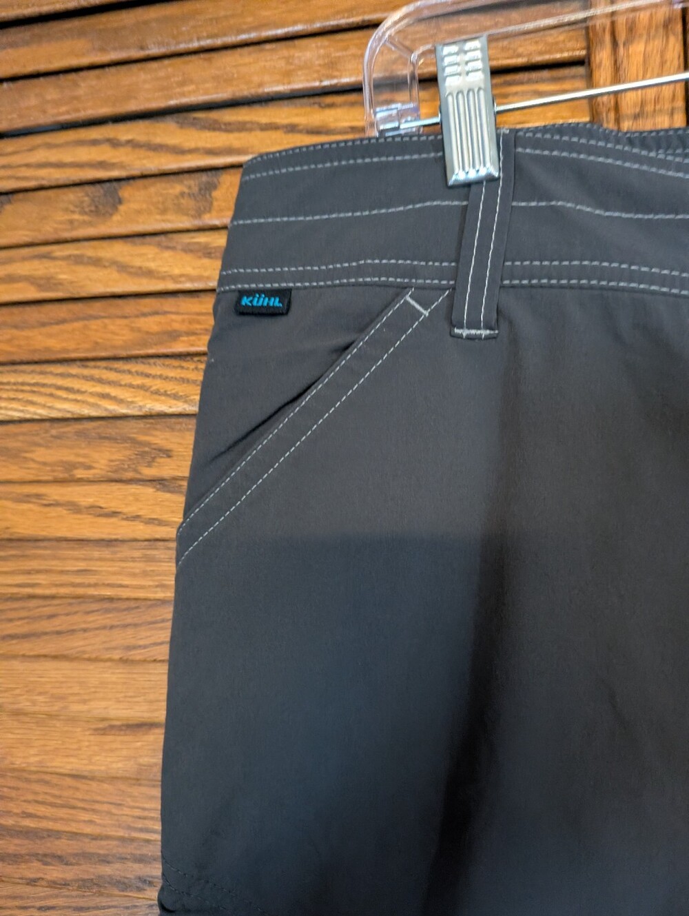Kuhl Men's Cargo Shorts Black Nylon Size 38 - Picture 3 of 10